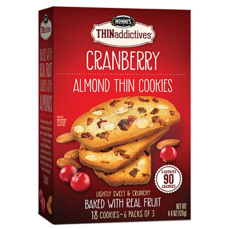 Cranberry Almond Thins Nonnis