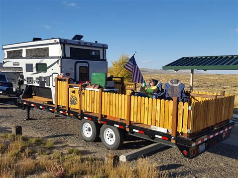 Rvnet Open Roads Forum Truck Campers Tc On Flatbed Trailer