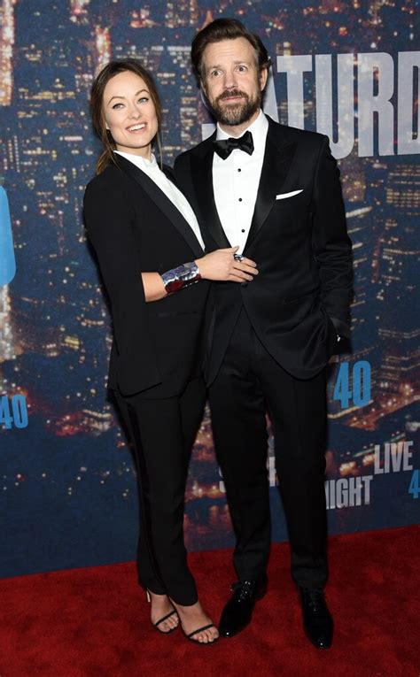 Olivia Wilde And Jason Sudeikis From Saturday Night Live 40th Anniversary