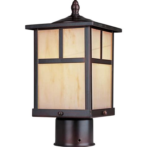These lighting controls discourage intruders by automatically lighting at night and save considerable energy. Maxim Lighting Coldwater 1-Light Burnished Outdoor Pole ...