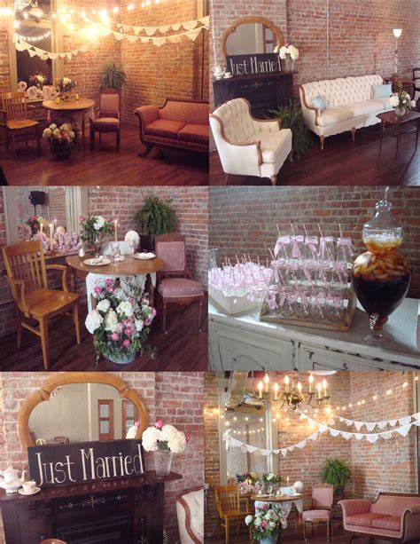 Wedding Reception At Blissfully Vintage Event And Venue Rentals Venue