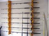 Images of Wall Mount Fishing Rod Rack Plans