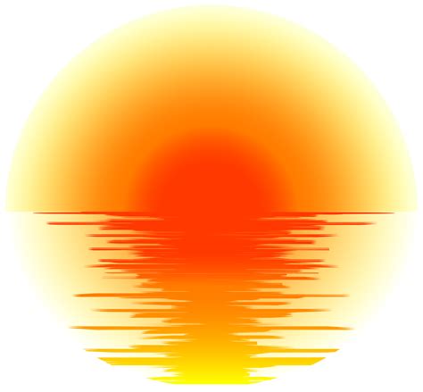 Sunset Clipart Circle And Other Clipart Images On Cliparts Pub