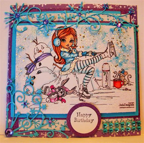 For The Love Of Cardmaking Winter Wonderland Happy Birthday