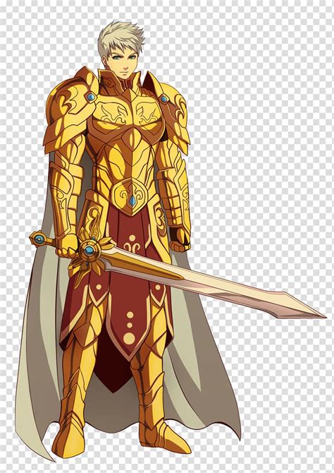 Knight Warrior Anime Body Armor Plate Armour Knight Transparent
