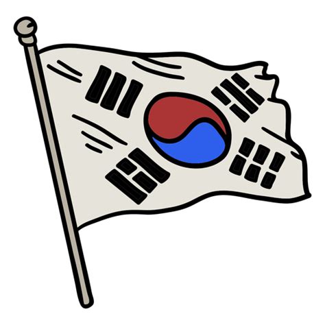 Elemento De La Bandera Coreana Descargar Pngsvg Transparente