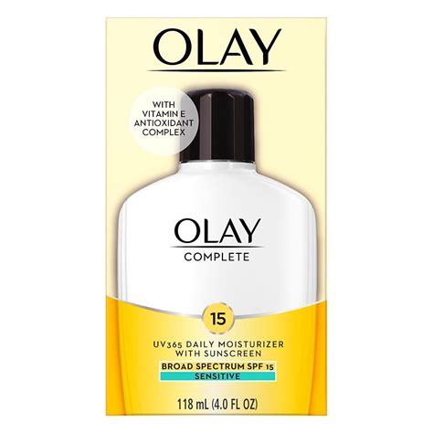 olay complete daily moisturizer with spf 15 sunscreen sensitive lotion shop bath and skin care