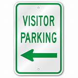 Pictures of Visitor Parking Signs