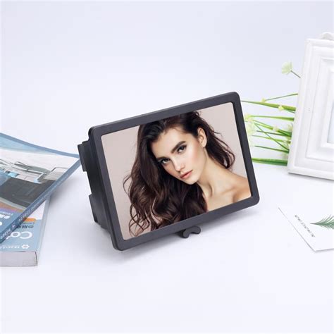 New 3d Magnifying Glass F2 Eye Mobile Phone Screen Amplifier Second Generation 3d Hd Video