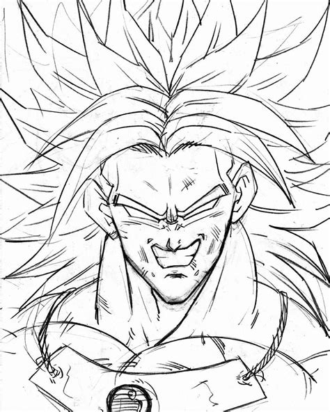 Broly Sketch At Explore Collection Of Broly Sketch