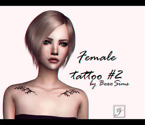 Bexosims Sims 4 Tattoos Cc Ts4 Makeup Sims 4 Tattoos Images And