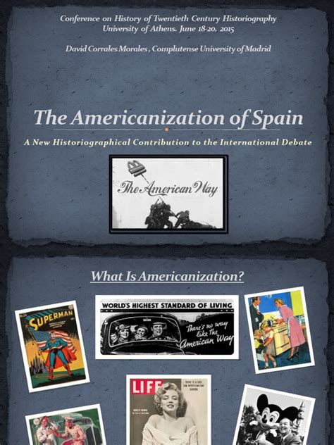 The Americanization Of Spain Pdf Historiography