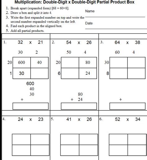 Story context for 4 ÷ (1/5), and use a visual fraction model to show the quotient. 2 Digit By 2 Digit Multiplication Partial Products ...