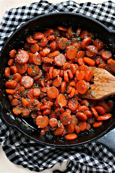 The mixture creates a sweet and beautiful glaze that pairs perfectly with naturally sweet carrots. Honey Glazed Carrots