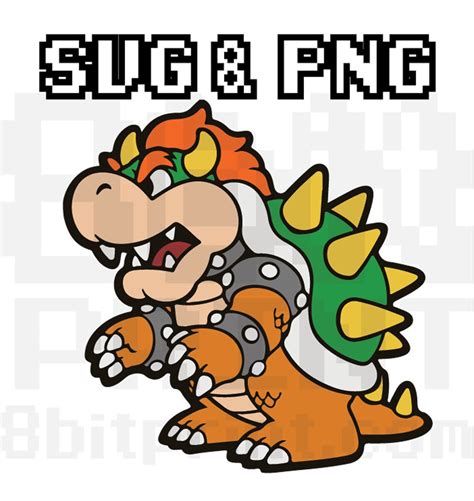 Bowser SVG And PNG Etsy