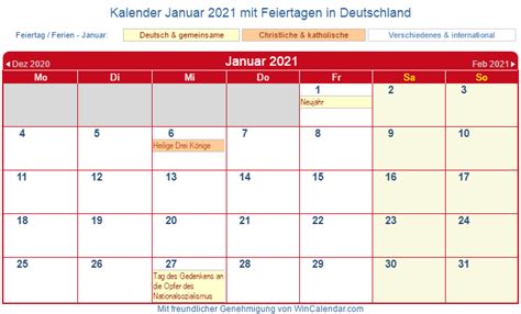Kalender von timeanddate mit kalenderwochen und feiertagen für 2021, 2022, 2023 oder anderes jahr. Druckfähig de Kalender zum Drucken Januar 2021