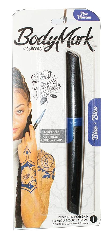 Bic Body Mark Temporary Tattoo Marker Blue Everything Else