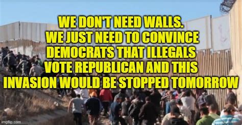 We Dont Need Walls We Just Need To Convince Democrats That Illegals