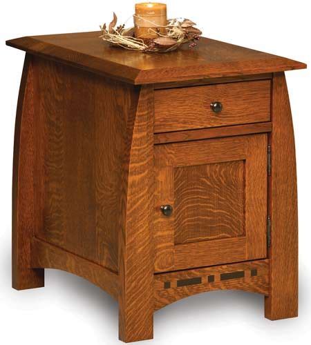 Up To 33 Off Boulder Creek Enclosed End Table Amish Outlet Store