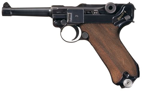 World War Ii Nazi 1940 42 Code Mauser Luger Pistol Pistol