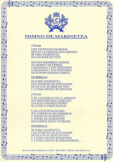 Himno De La Armada Española Audio Y Vídeo Audio Himnos