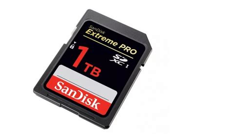 Sandisk 1tb Extreme Pro Sdxc Announced A Much Needed Accessory For