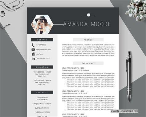 Professional Cv Template For Word Cover Letter Curric Vrogue Co