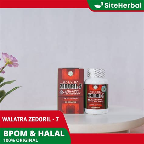 Jual Walatra Zedoril Original Kapsul Halal MUI BPOM ORIGINAL Shopee Indonesia