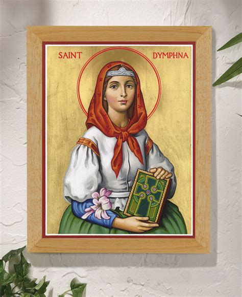 Hand Painted Original Icons St Dymphna Monastery Icons