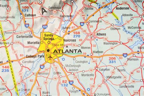 Map Of Atlanta Offline Map And Detailed Map Of Atlant