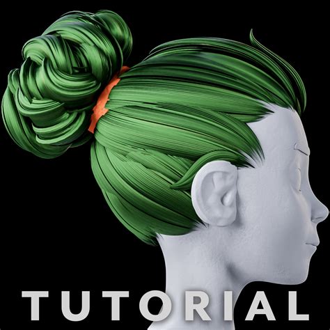 Hair From Curves Tutorial And File Finished Projects Blender