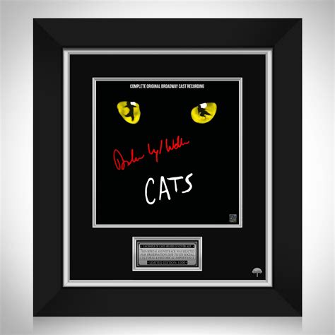 Cats Original Broadway Cast Recording Lp Cover Limited Signature