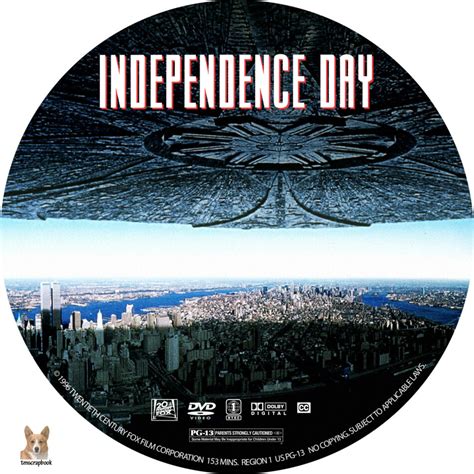 Independence Day Dvd Labels 1996 R1 Custom