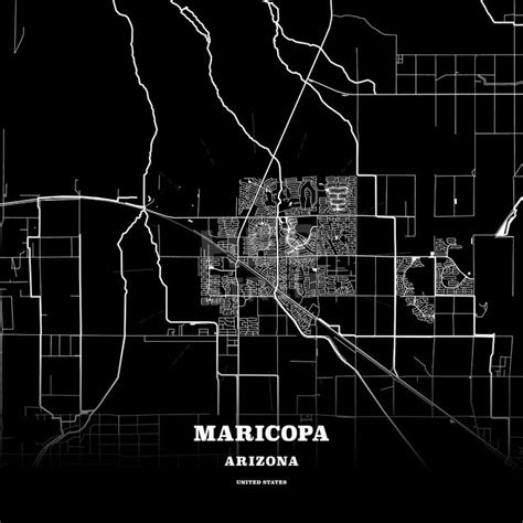 Maricopa Arizona Usa Map Map Poster Poster Template Usa Map