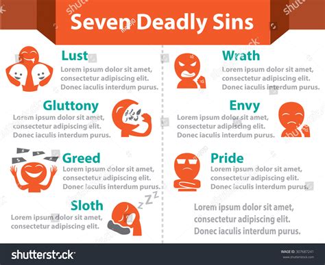 Seven Dead Sins Symbols