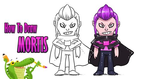 He can be played in bounty somewhat decently. How To Draw and Coloring Mortis | Brawl Stars step by step ...