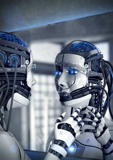 Sci Fi Art Artificial Intelligence Female Robot Cyborg