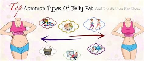 Top 8 Common Types Of Belly Fat And The Solution For Them