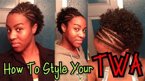 10 natural hairstyles for a teeny weeny afro (twa) 1. How To Style Your TWA - 4a 4b 4c Natural Hair - YouTube