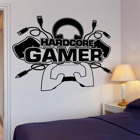 Dctal Video Game Sticker Play Decal Gaming Posters Gamer Vinyl Wall