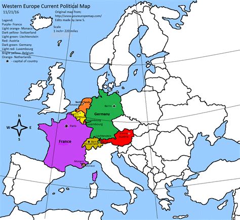 Countries Western Europe