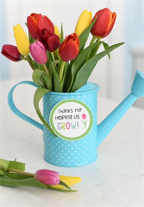 A scented candle that reminds them of a happy place. Flowers for Teacher Gift Idea - Fun-Squared