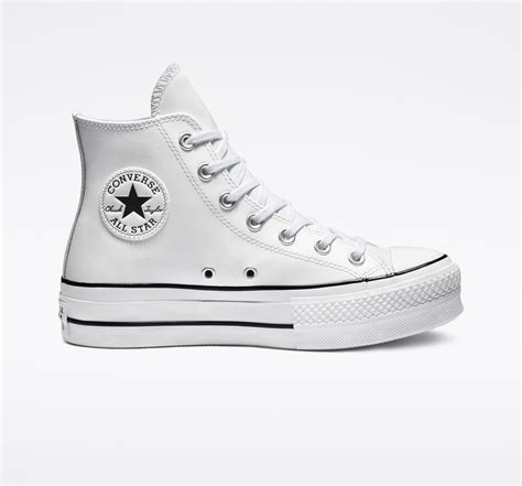 Converse Chuck Taylor All Star Platform Clean Leather High Top Womens