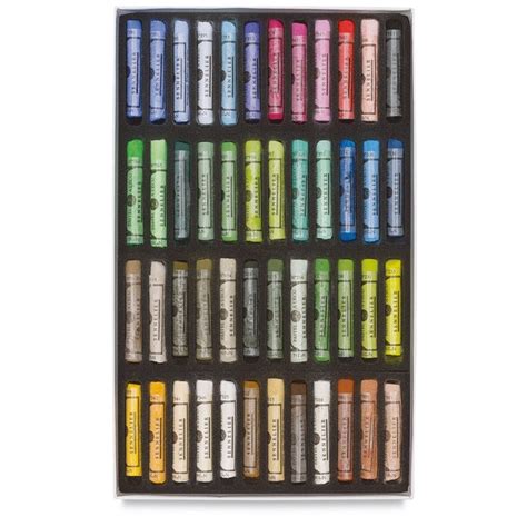 Sennelier Soft Pastels Set Of 48 Landscape Colors Blick Art Materials