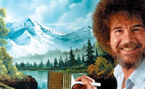 Bob Ross Painting Poster At Explore Collection Of