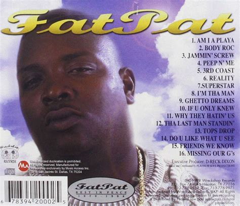 Rapper Fat Pat S Ghetto Dreams Was Released Today In