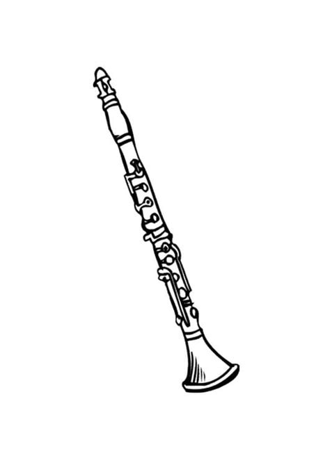 Clarinet Coloring Pages Free Printable Coloring Pages For Kids
