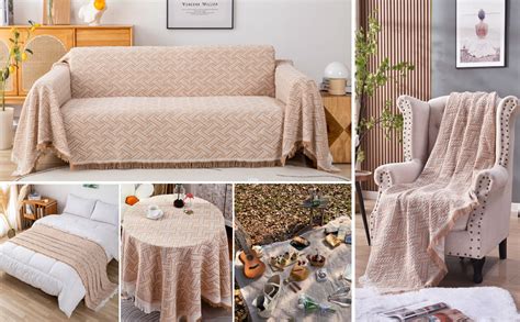 Lhgogo Sofa Throws Large 3 Seater Sofa Throw Blanket Versatile