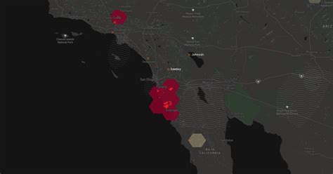 Interactive Map Of California Wildfires The San Diego Union Tribune