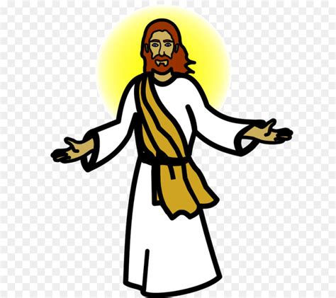 Free Symbol Clip Art Jesus Christ In The Heaven Png Download 794